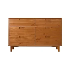 Mid-Century Modern Groove Wood 6 Drawer Dresser - Saracina Home 41 Mid-Century Modern Groove Wood 6 Drawer Dresser - Saracina Home -Living Room Furniture Store GUEST df73fcb6 1e74 4709 ae75 c24412f90be1
