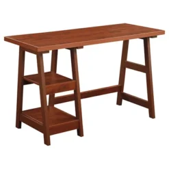 Designs2Go Trestle Desk With Shelves - Breighton Home 26 Designs2Go Trestle Desk With Shelves - Breighton Home -Living Room Furniture Store GUEST e9cc924e 4291 4243 ac31 220955c22f8e