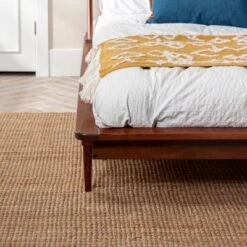 Boho Solid Wood Spindle Platform Bed - Saracina Home -Living Room Furniture Store GUEST eddd6fd7 e683 4a43 ab14 7eb5a52e69b7