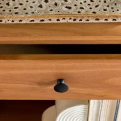 Stiva Classic Mid-Century Modern 1 Drawer Nightstand - Saracina Home -Living Room Furniture Store GUEST ef72189e b6de 40e1 a0d4 baad85885957