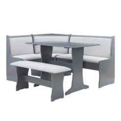Penrose Storage Nook Dining Set - Linon -Living Room Furniture Store GUEST f2ec0aed 04dc 4740 a107 8638fff59bbb