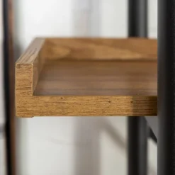 68" 5 Tray Shelf Urban Pipe X Back Bookshelf - Saracina Home 16 68" 5 Tray Shelf Urban Pipe X Back Bookshelf - Saracina Home -Living Room Furniture Store GUEST f414af8b f462 42d1 a49d bd9647b53dec