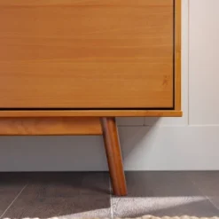 Solid Wood Mid-Century Modern TV Stand For TVs Up To 80" - Saracina Home -Living Room Furniture Store GUEST f4abc142 84ea 4c94 8534 cf09ec9e7bfa