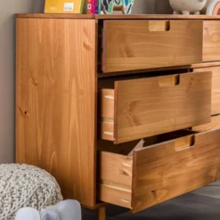 Mid-Century Modern Groove Wood 6 Drawer Dresser - Saracina Home 33 Mid-Century Modern Groove Wood 6 Drawer Dresser - Saracina Home -Living Room Furniture Store GUEST f9bd8993 f93b 434b 8867 ea1b26a2b9dc
