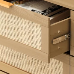 43.31" 6-Drawer Rattan Dresser For Living Room And Bedroom - ModernLuxe -Living Room Furniture Store GUEST f9cd6e25 eed0 4d7a 8a11 5c3251963523