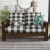 Jovie Gingham Rustic Loveseat - HOMES: Inside + Out -Living Room Furniture Store GUEST fead4da2 15b5 433c 93d7 058e1d0967b2
